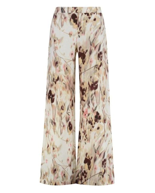 120% Lino Natural Linen Trousers
