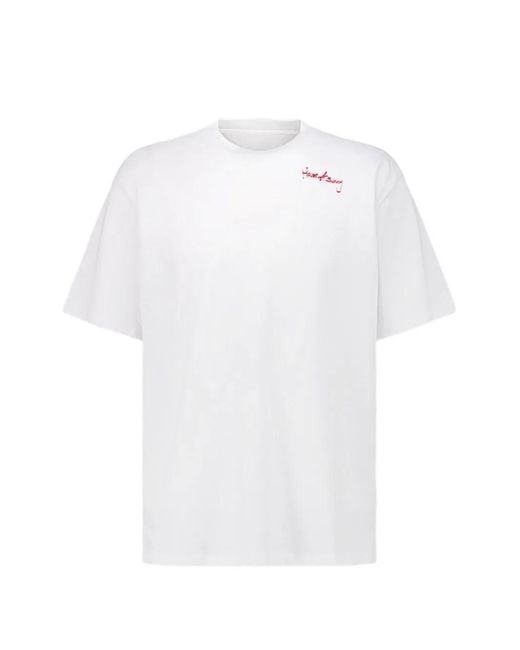 House Of Sunny White T-Shirt Sunny Side Up À Imprimé Graphique for men