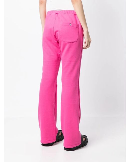 Doublet Trainingsbroek Met Logo in het Pink