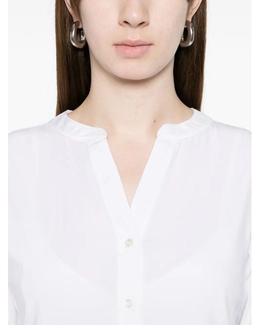 Whyci White Serafino Blouse