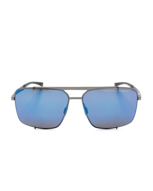 Porsche Design Blue P ́8919 Pilot-frame Sunglasses for men