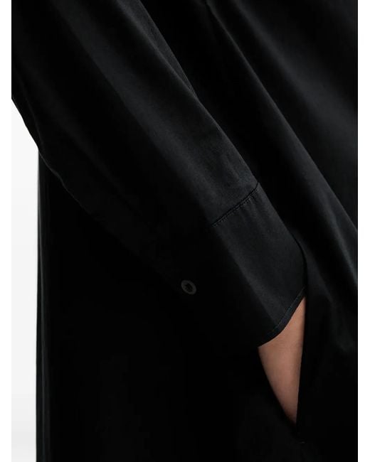 Marc O' Polo Black Button-Up Mini Dress
