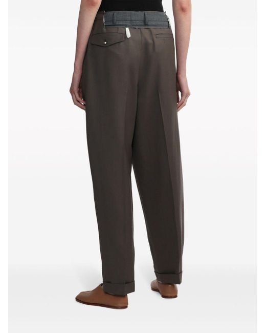 Pantalones con cinturón Magliano de color Gray