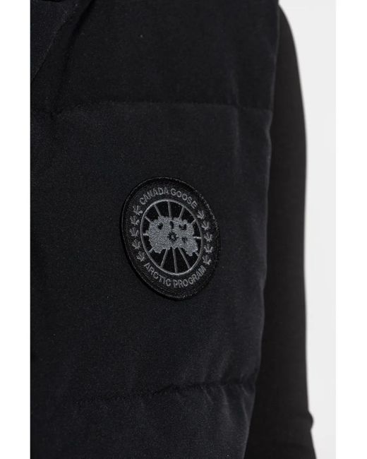 Canada Goose Black Hooded Down Quilted Gilet