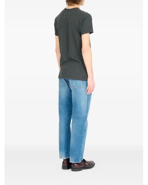 Maison Margiela Gray Overdyed Cotton I'M A Fan T-Shirt for men