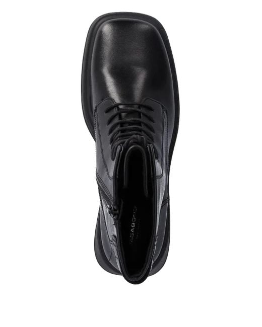 Vagabond Dorah ブロックヒール レースアップブーツ Black