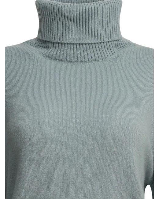 Semler Blue Pull En Cachemire À Col Roulé
