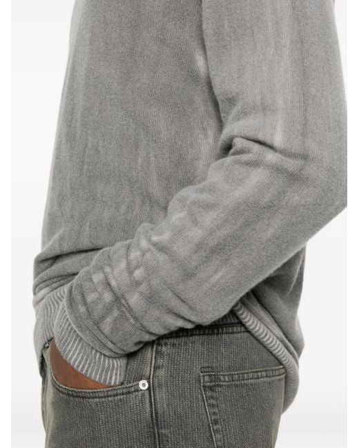 Our Legacy Gray Parallel V-Neck for men