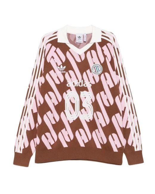 Adidas Adicolor Blockecore Pullover in Red für Herren
