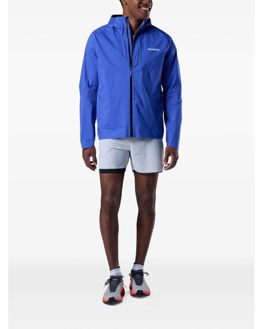 Rossignol Blue Rainproof Shell Jacket for men
