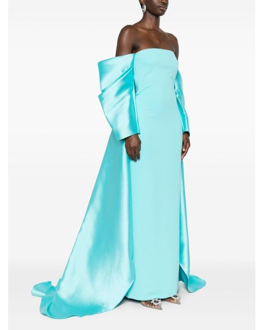 pink chiffon maxi dress Elegant Long Chiffon Hot Pink Evening Dresses With Cape A-Line One Shoulder  Prom Dress P1887