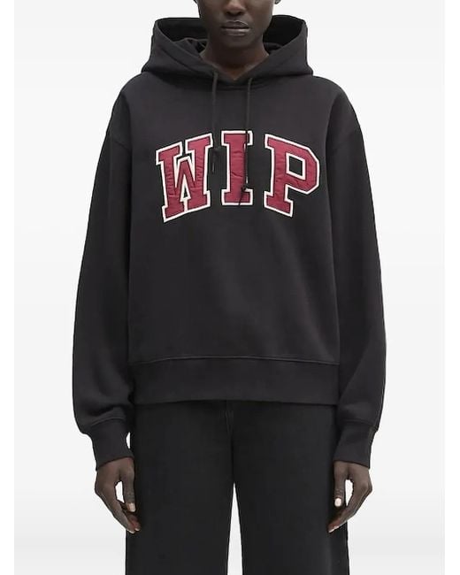 Carhartt Black WIP Hoodie mit Logo-Applikation