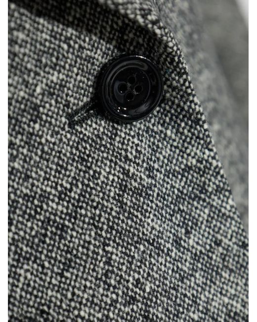 Dolce & Gabbana Gray Tweed-Jacke mit einem Knopf