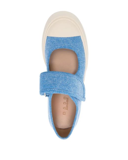 Marni Blue Platform Sneakers