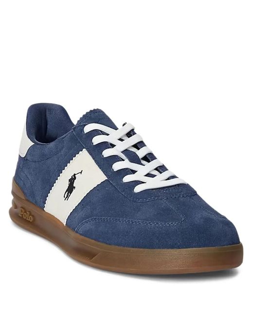 Polo Ralph Lauren Men's Blue Suede Sneakers