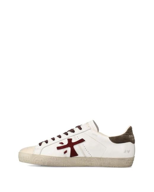 Premiata Steven Sneakers mit Applikation in White für Herren