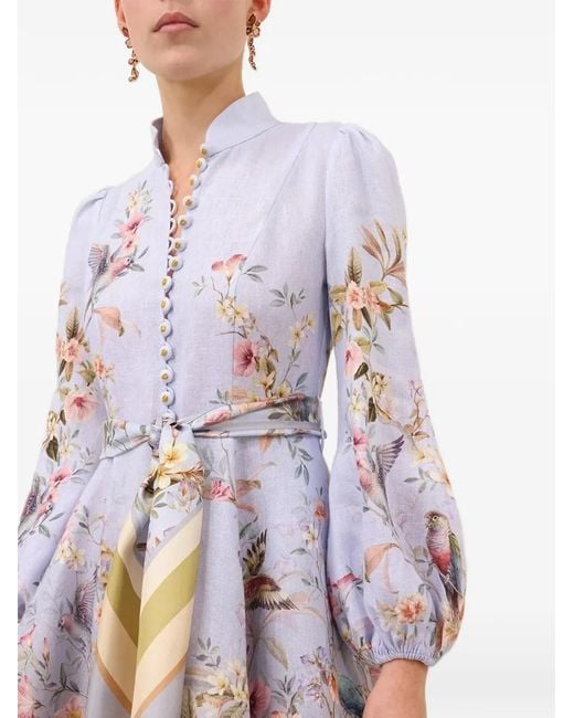 Zimmermann Short Dresses in het Multicolor