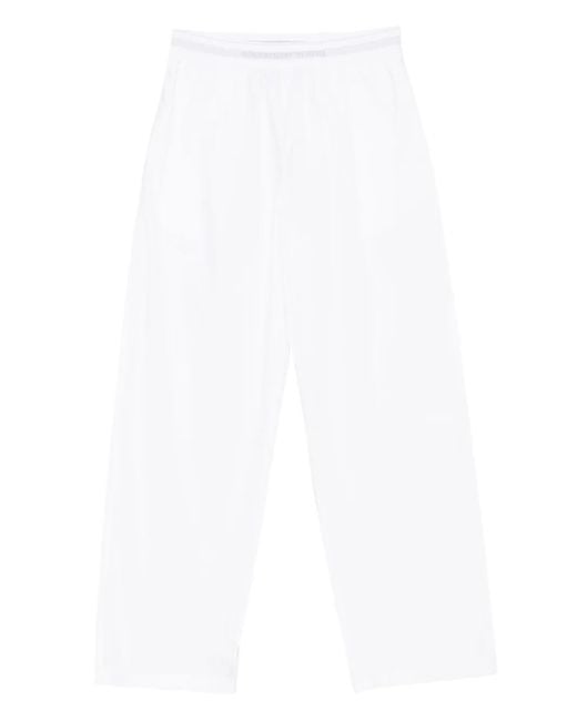Alexander Wang White Cropped Trousers