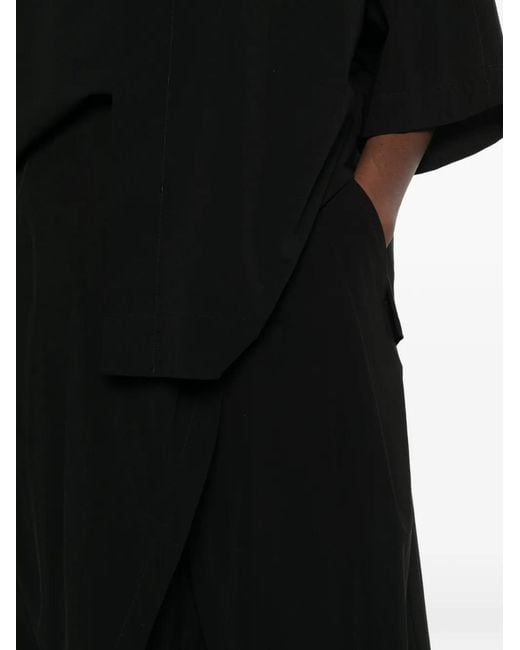 Issey Miyake Black Looped Shorts