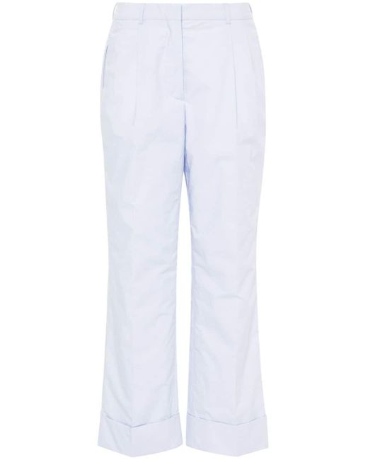 Officine Generale White Willow High-waist Straight Trousers