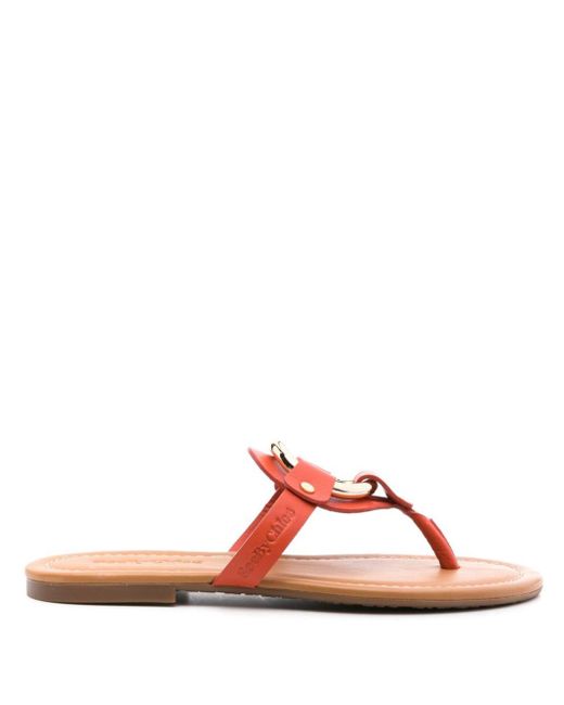 See by chloe deals flat sandals