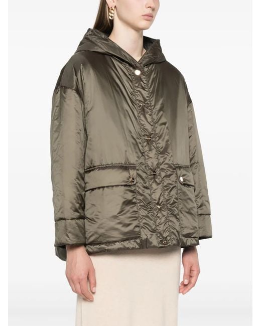 Max Mara Greenmo Padded Hooded Coat