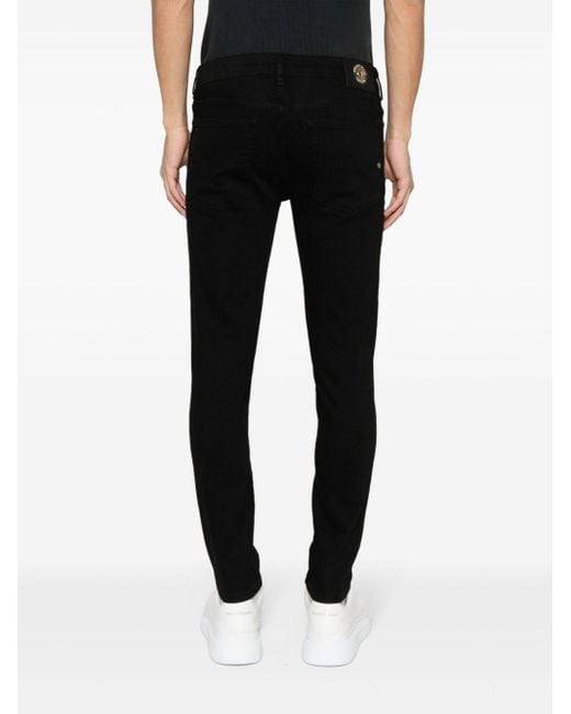 Versace Skinny Jeans in het Black voor heren