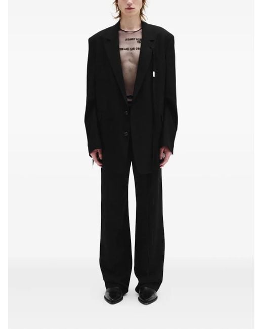 Ann Demeulemeester Black Anthoon Blazer for men