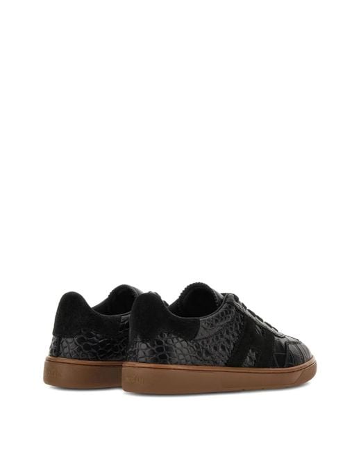 Hogan Black Logo Patch Sneakers