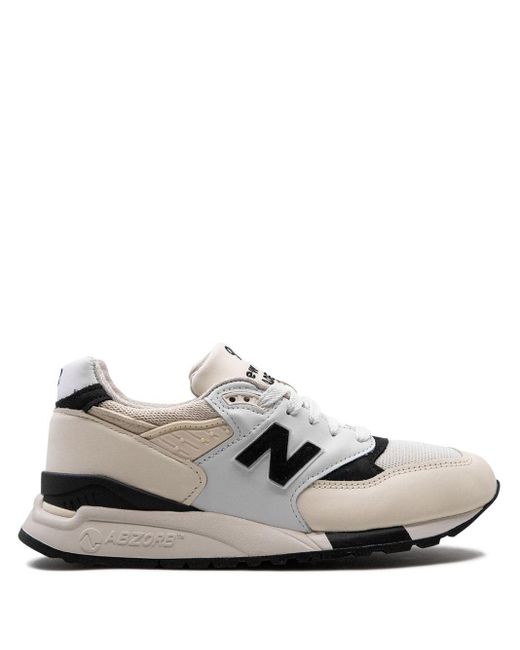New Balance 998 Made In Usa "white/black" Sneakers