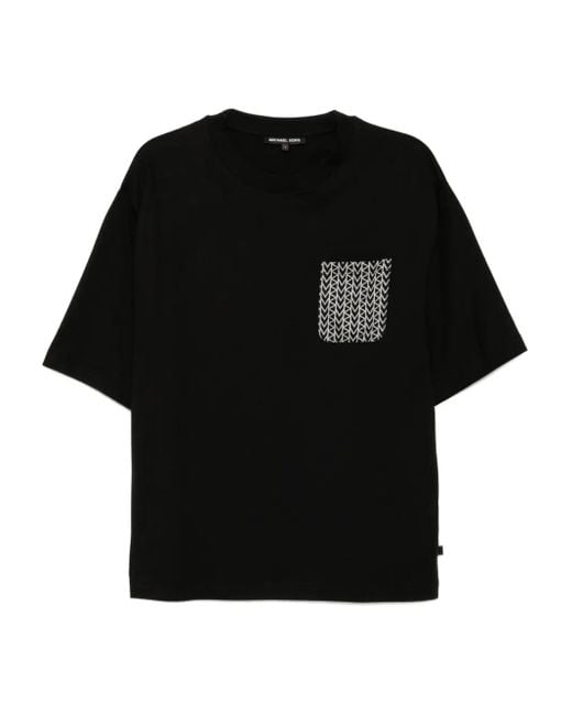 Michael Kors T-Shirt mit Monogramm-Print in Black für Herren