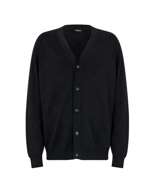 Roberto Cavalli Button-Up Vest in het Blue voor heren