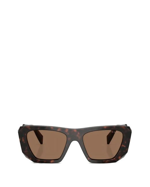 Prada Brown Oversized Sunglasses