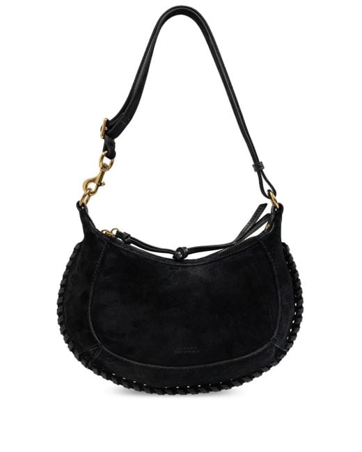 Isabel Marant Black Oskan Moon Shoulder Bag