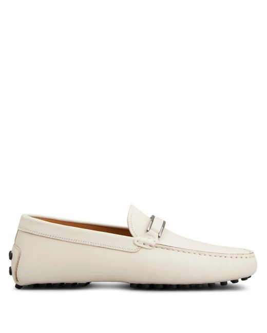 Tod's White Gommino Loafers for men