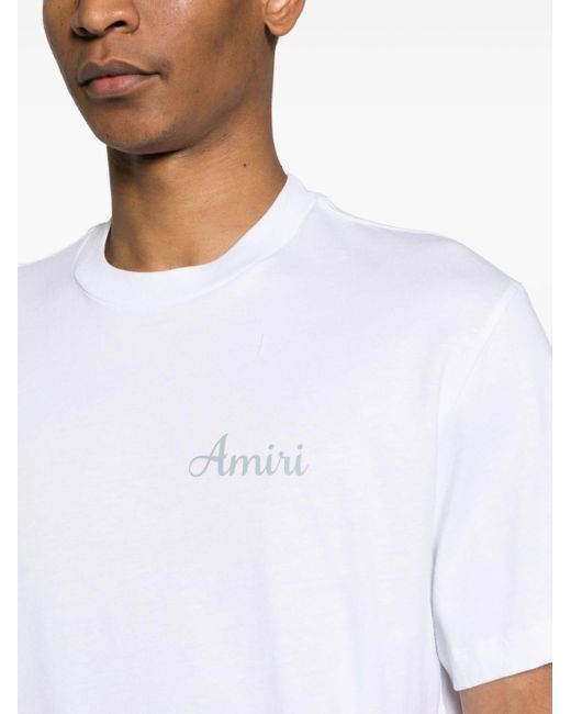 メンズ Amiri Lanesplitters ロゴ Tシャツ White