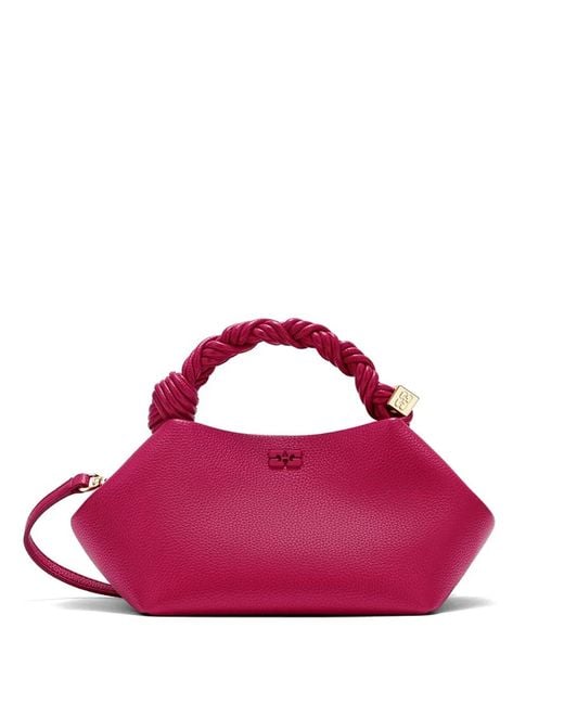 Ganni Purple Petit Sac À Main Bou