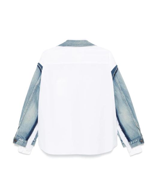 Junya Watanabe Blue X Levi's Panelled Jacket
