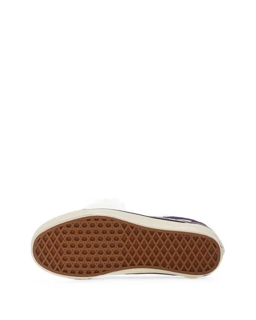 Vans White Old Skool Paisley-Pattern Sneakers