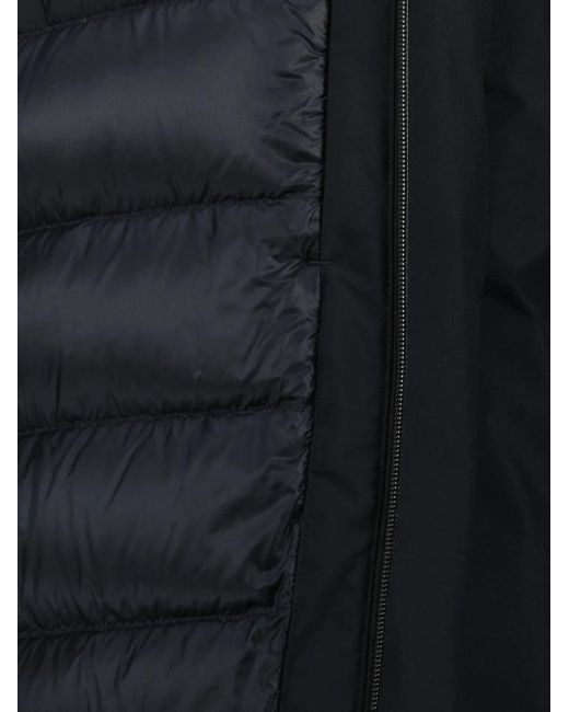 MM6 by Maison Margiela Black Parka Zippée À Capuche for men