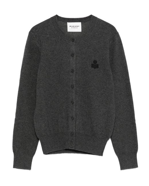 Isabel Marant Vest Met Geborduurd Logo in het Gray