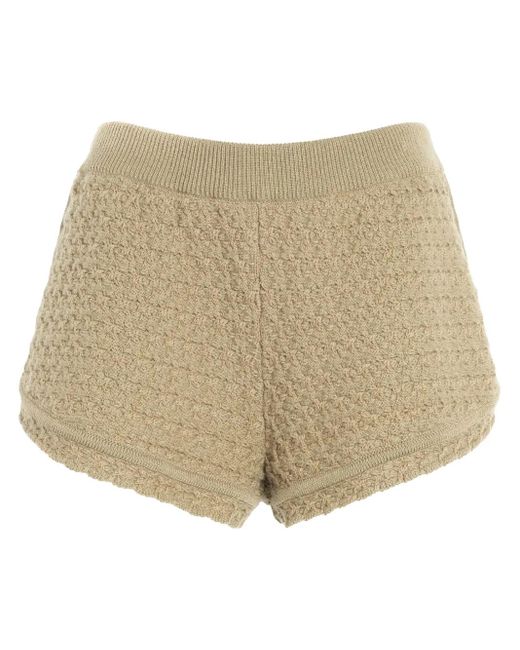 Barrie カシミアツイード ショートパンツ Natural