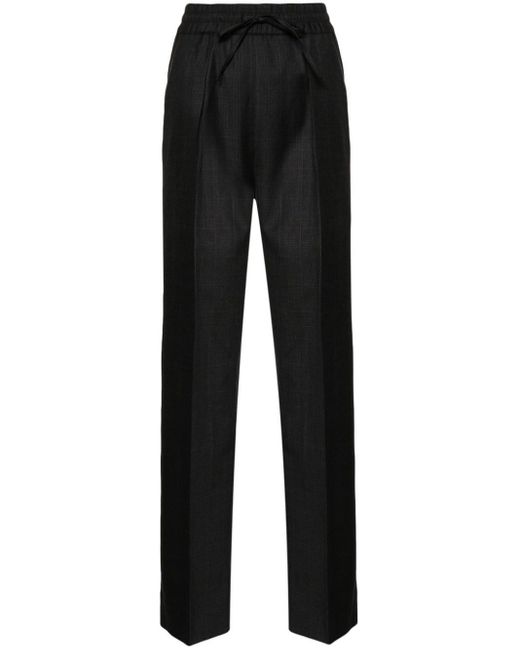 Pantalon droit Liska à carreaux Isabel Marant en coloris Black