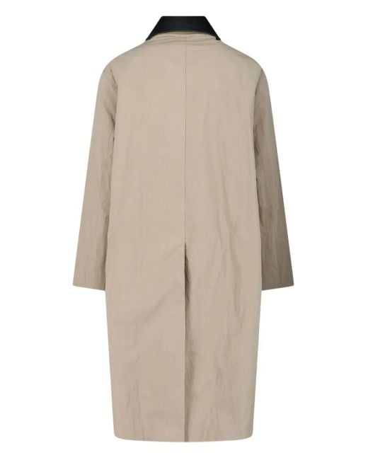 Studio Nicholson Natural Revere Buttoned Coat for men