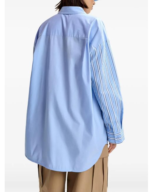 Essentiel Antwerp Blue Jolivia Striped Shirt