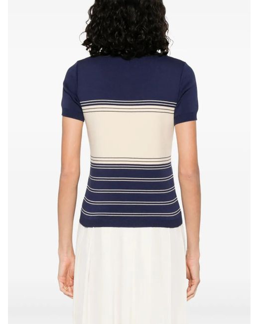 Valentino Garavani Blue Cotton T-Shirt