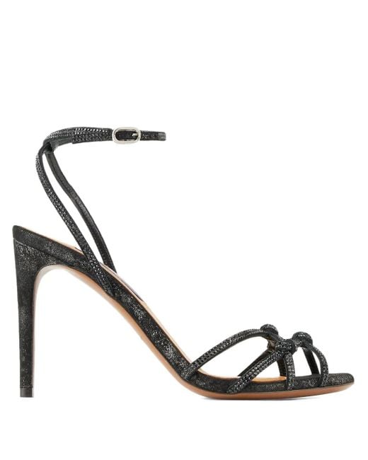 Sandali Con Cristalli 95Mm di Ralph Lauren in Black