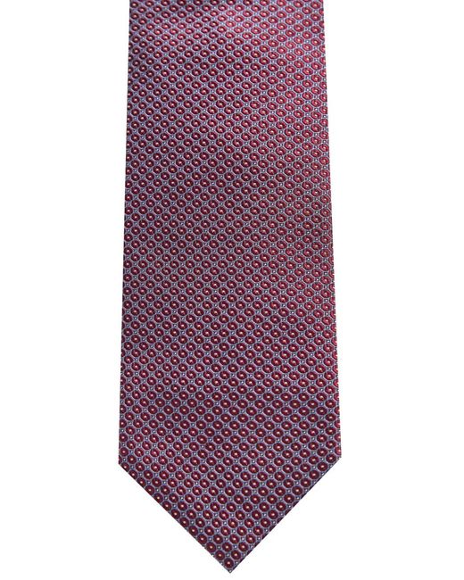Corneliani Purple Patterned Tie for men