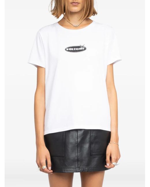 Zadig & Voltaire White Alys T-Shirt