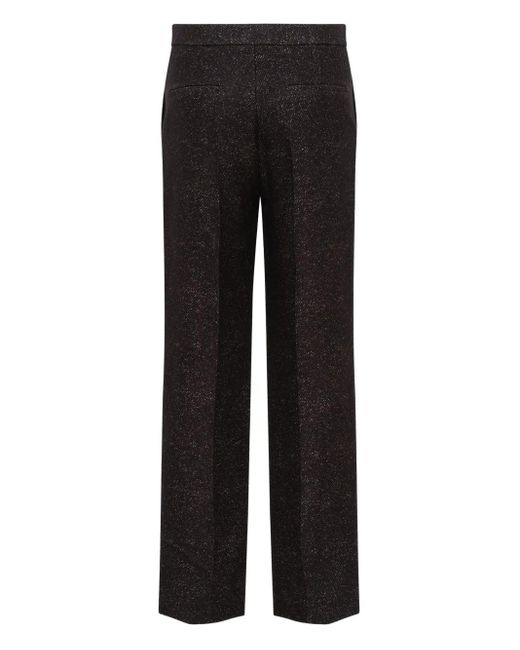 Louis-Gabriel Nouchi Black Zip Straight Trousers for men